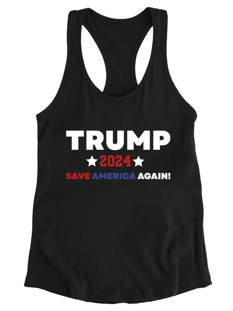 Trump 2024 Save America Again T-shirt -SmartPrintsInk Designs