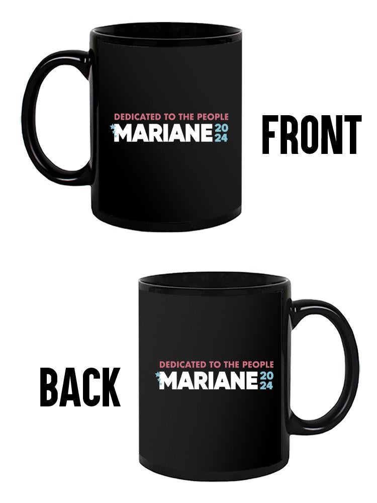 Dedicated To People Mariane Mug -SmartPrintsInk Designs