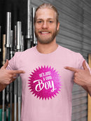 He's Just A Cool Boy T-shirt -SmartPrintsInk Designs
