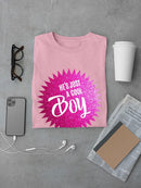 He's Just A Cool Boy T-shirt -SmartPrintsInk Designs