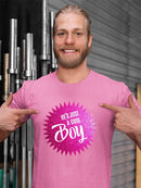He's Just A Cool Boy T-shirt -SmartPrintsInk Designs