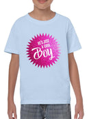 He's Just A Cool Boy T-shirt -SmartPrintsInk Designs