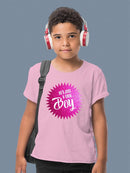 He's Just A Cool Boy T-shirt -SmartPrintsInk Designs