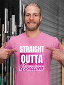 Straight Outta Kendom T-shirt -SmartPrintsInk Designs