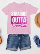 Straight Outta Kendom T-shirt -SmartPrintsInk Designs