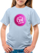 This Girl Is Awesome T-shirt -SmartPrintsInk Designs