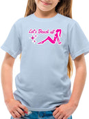 Let's Beach Off Doll T-shirt -SmartPrintsInk Designs