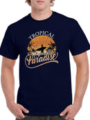 Sunset Topical Paradise T-shirt -SmartPrintsInk Designs