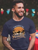 Sunset Topical Paradise T-shirt -SmartPrintsInk Designs