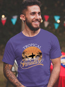 Sunset Topical Paradise T-shirt -SmartPrintsInk Designs