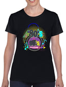 Retro Music Revival T-shirt -SmartPrintsInk Designs