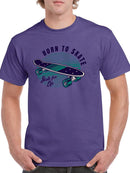 Born To Skate Wave T-shirt -SmartPrintsInk Designs