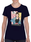 Pastel Cute Girl T-shirt -SmartPrintsInk Designs