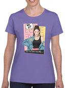 Pastel Cute Girl T-shirt -SmartPrintsInk Designs