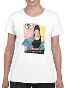 Pastel Cute Girl T-shirt -SmartPrintsInk Designs
