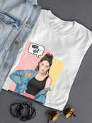 Pastel Cute Girl T-shirt -SmartPrintsInk Designs
