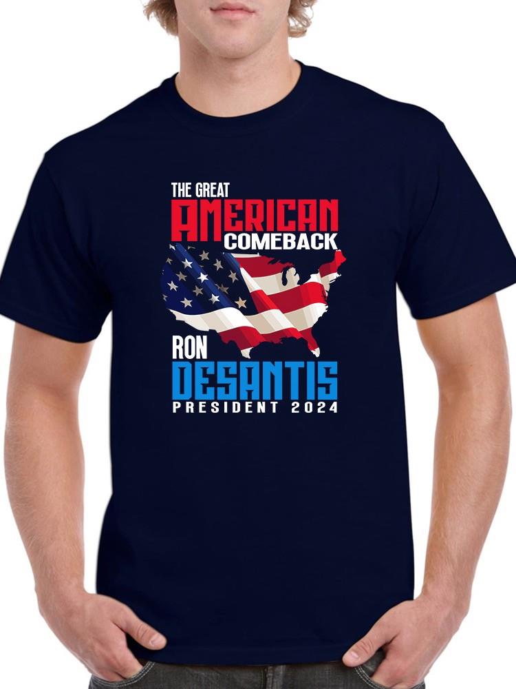 Ron Desantis President 2024  T-shirt -SmartPrintsInk Designs