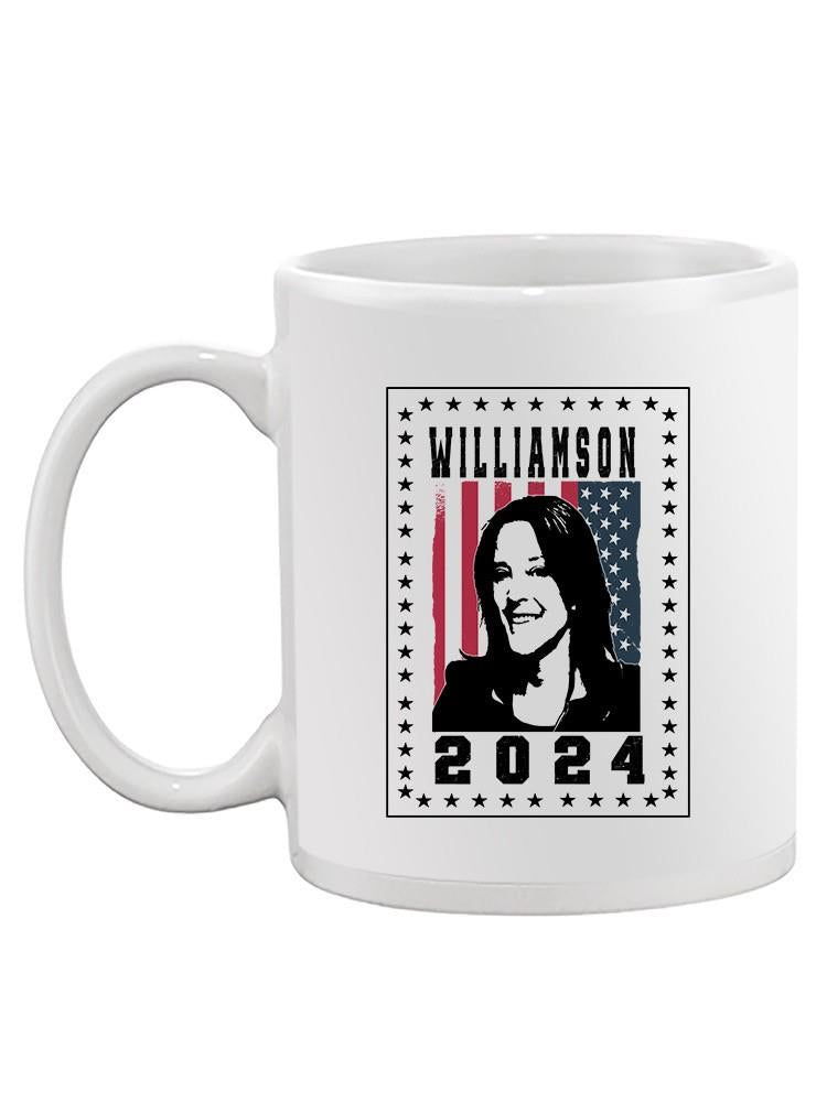 Williamson American Flag 2024 Mug -SmartPrintsInk Designs