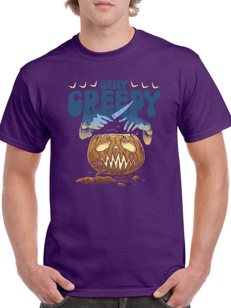 Stay Creepy Pumpkin T-shirt -SmartPrintsInk Designs