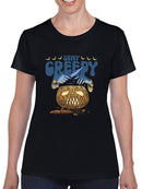 Stay Creepy Pumpkin T-shirt -SmartPrintsInk Designs