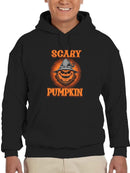 Scary Pumpkin Hoodie -SmartPrintsInk Designs