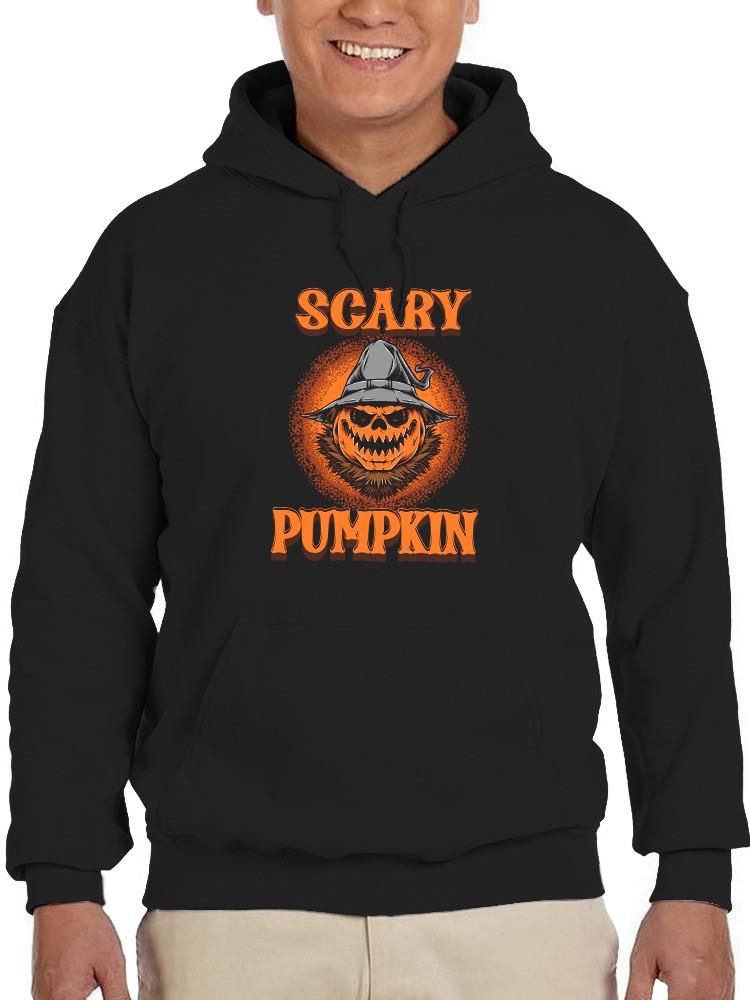 Scary Pumpkin Hoodie -SmartPrintsInk Designs