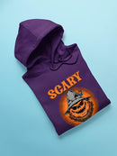 Scary Pumpkin Hoodie -SmartPrintsInk Designs