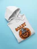 Scary Pumpkin Hoodie -SmartPrintsInk Designs