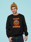 Scary Pumpkin Hoodie -SmartPrintsInk Designs