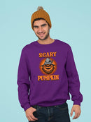 Scary Pumpkin Hoodie -SmartPrintsInk Designs