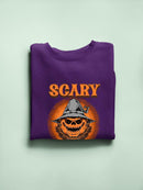 Scary Pumpkin Hoodie -SmartPrintsInk Designs