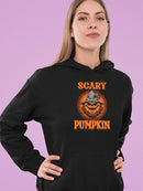 Scary Pumpkin Hoodie -SmartPrintsInk Designs