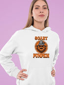Scary Pumpkin Hoodie -SmartPrintsInk Designs