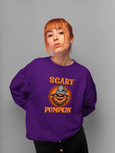 Scary Pumpkin Hoodie -SmartPrintsInk Designs