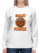 Scary Pumpkin Hoodie -SmartPrintsInk Designs