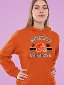 Cincinnati Football Team Hoodie -SmartPrintsInk Designs