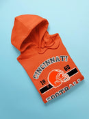 Cincinnati Football Team Hoodie -SmartPrintsInk Designs