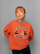 Cincinnati Football Team Hoodie -SmartPrintsInk Designs