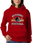 San Francisco Football Team Hoodie -SmartPrintsInk Designs