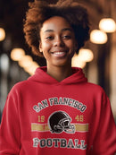 San Francisco Football Team Hoodie -SmartPrintsInk Designs