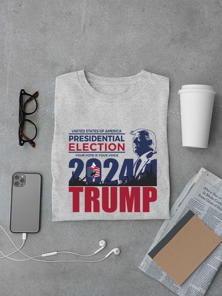 Presidential Election 2024 Trump T-shirt -SmartPrintsInk Designs