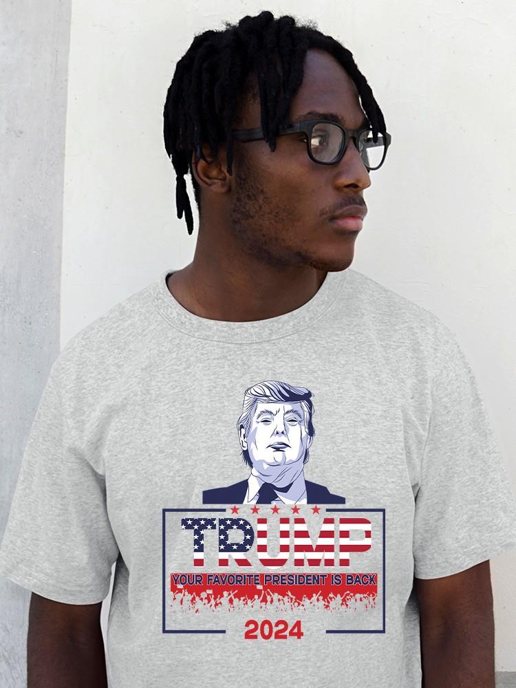 Trump Is Back 2024 T-shirt -SmartPrintsInk Designs