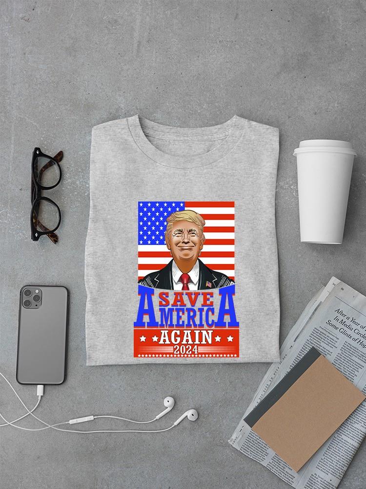Save America Again Trump 2024 T-shirt -SmartPrintsInk Designs