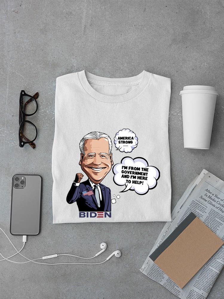 Biden America Strong T-shirt -SmartPrintsInk Designs