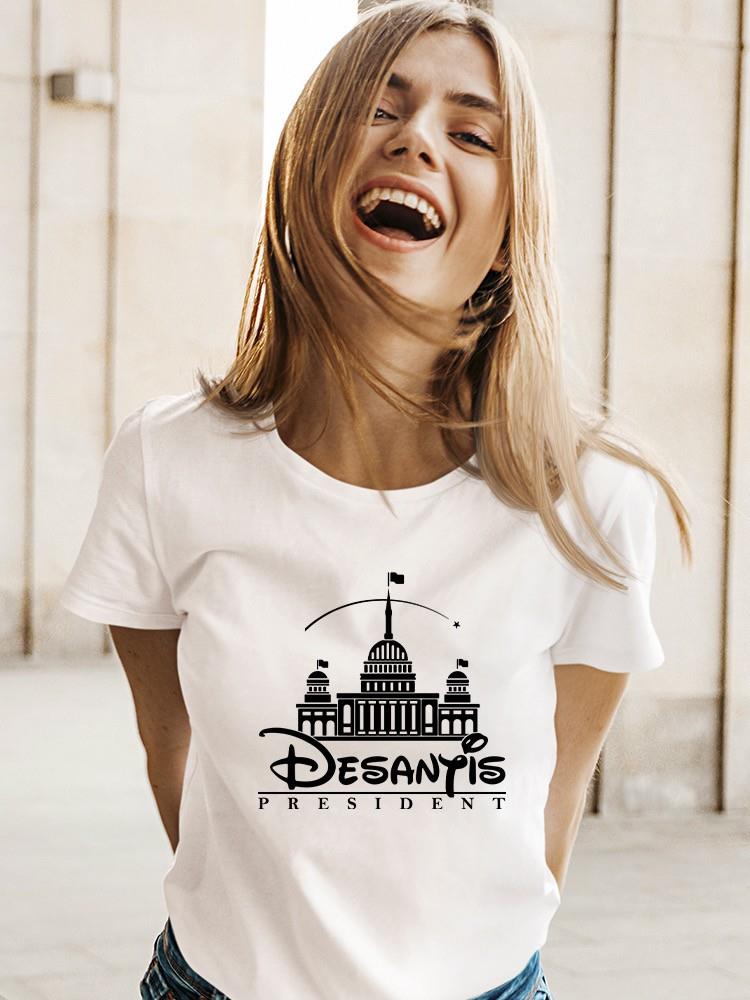 Desantis President Cartoon T-shirt -SmartPrintsInk Designs
