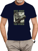 One Foot In Front Of The Other T-shirt -SmartPrintsInk Designs