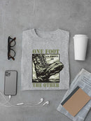 One Foot In Front Of The Other T-shirt -SmartPrintsInk Designs