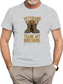 Don't Thank Me Thank My Brothers T-shirt -SmartPrintsInk Designs