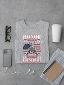 Honor The Sacrifice T-shirt -SmartPrintsInk Designs