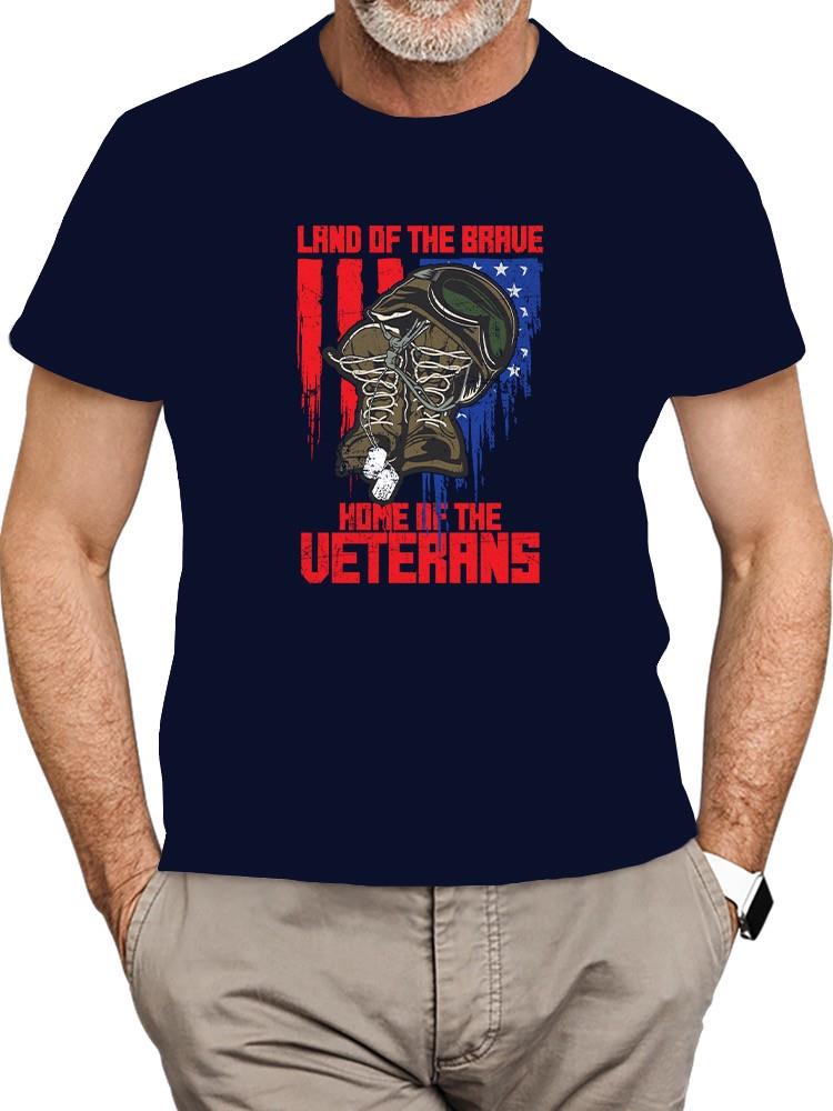Land Of The Brave T-shirt -SmartPrintsInk Designs
